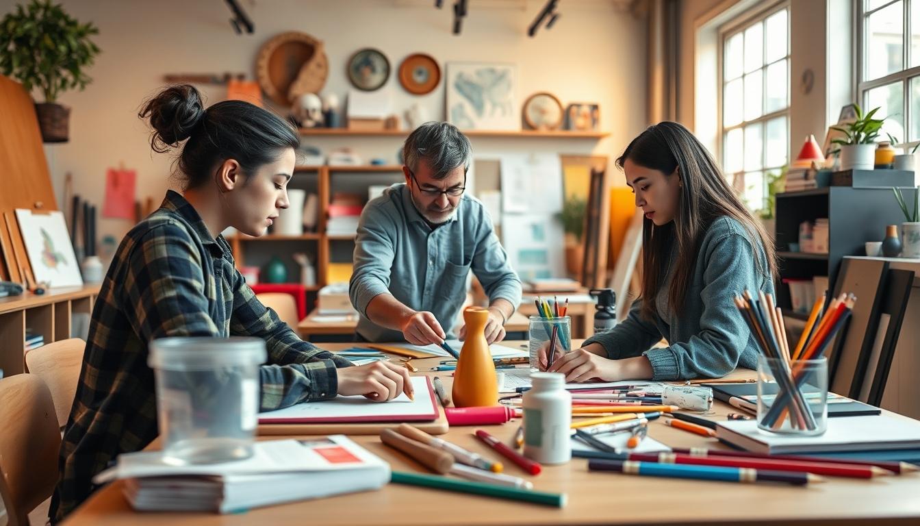 Modern university campus for students